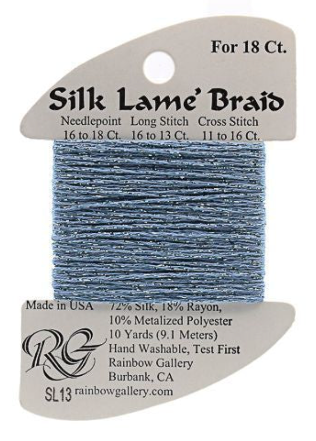 Silk Lame´ Braid 18 | SL013 Sky Blue