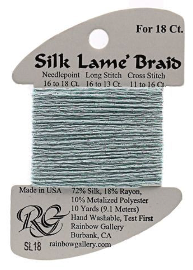 Silk Lame´ Braid 18 | SL018 Surf Blue