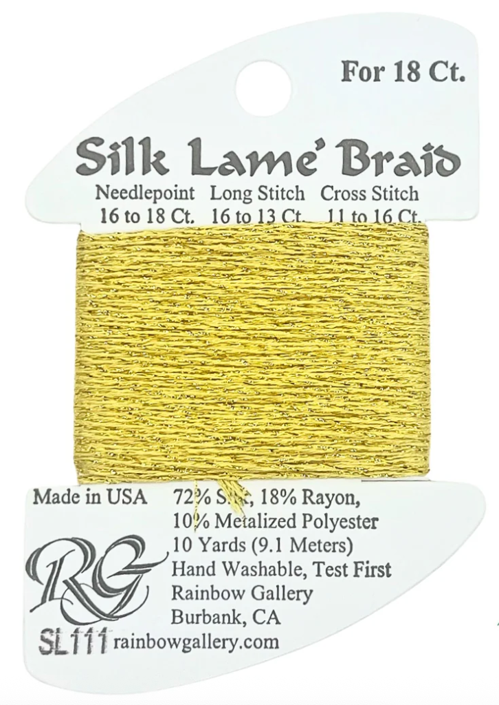 Silk Lame´ Braid 18 | SL111 Chardonnay