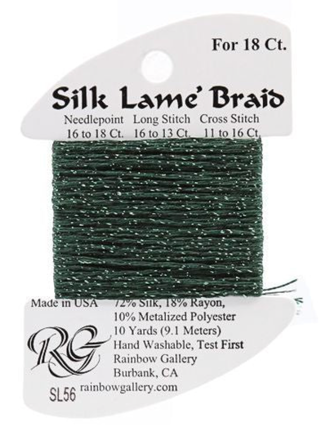 Silk Lame´ Braid 18 | SL056 Forest Green