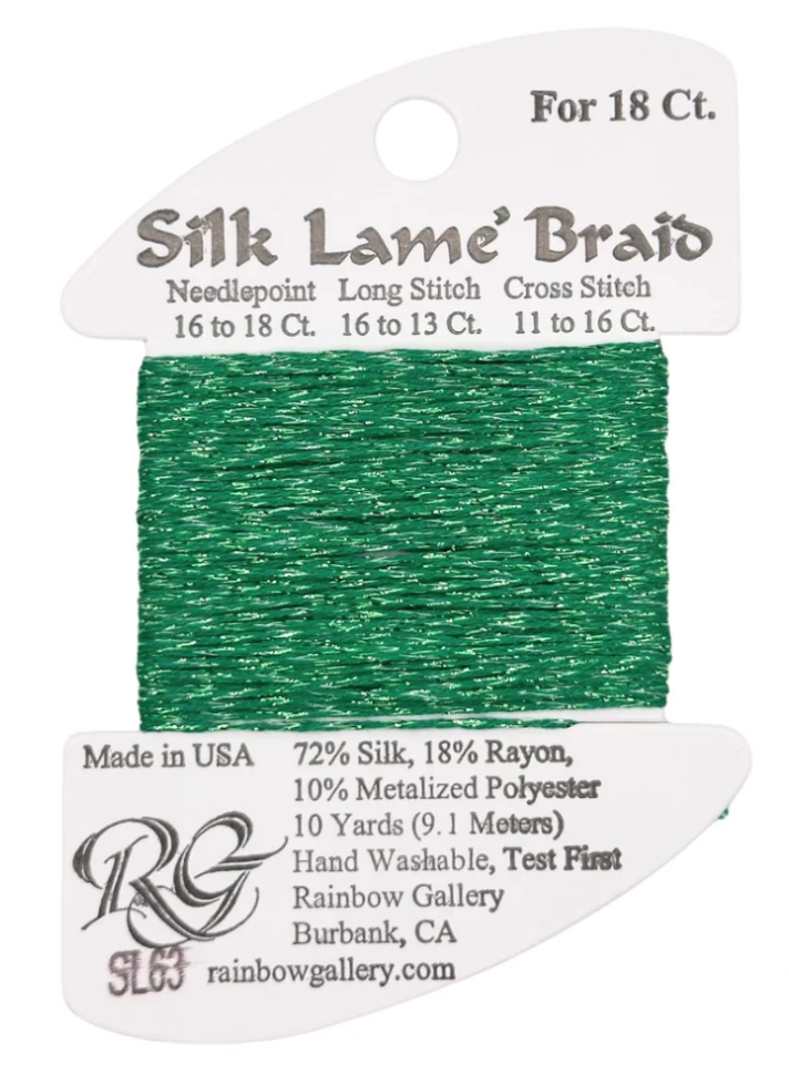 Silk Lame´ Braid 18 | SL063 Emerald