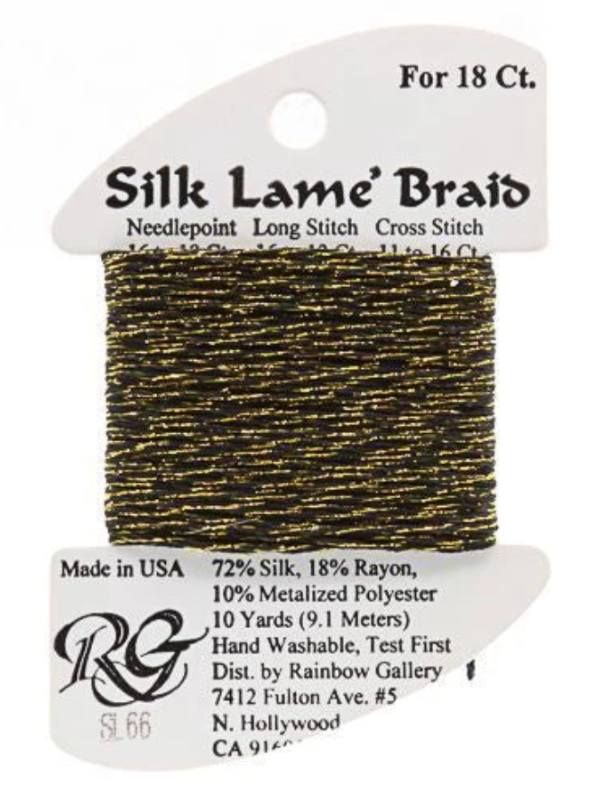 Silk Lame´ Braid 18 | SL066 Antique Gold