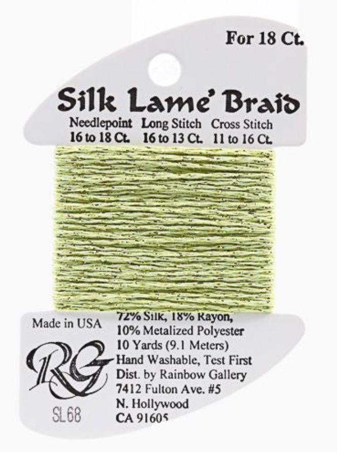 Silk Lame´ Braid 18 | SL068 Pale Avocado