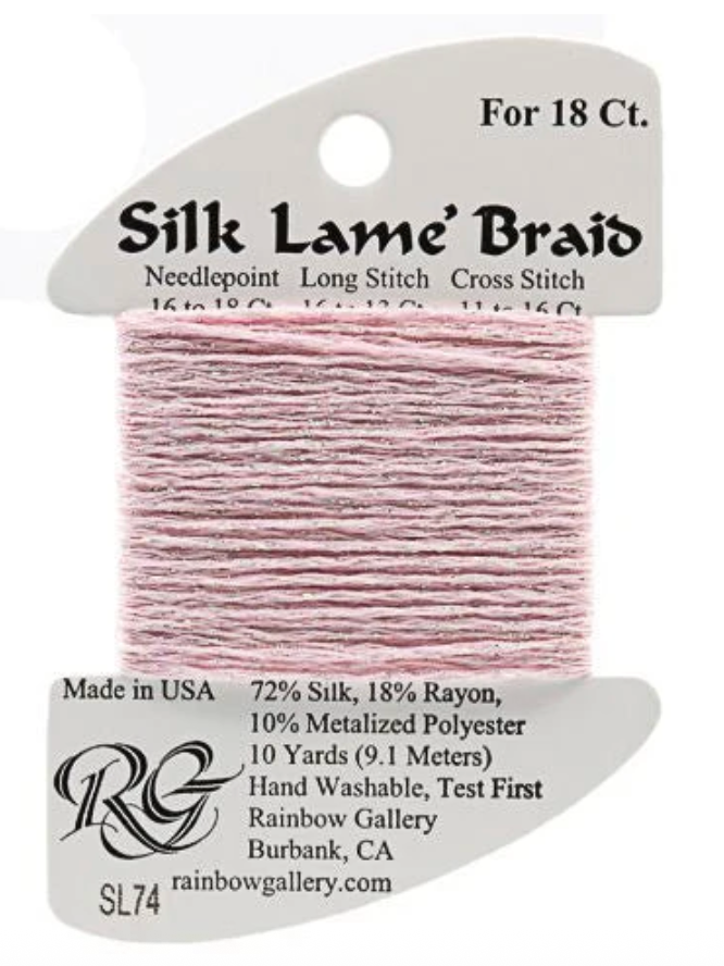 Silk Lame´ Braid 18 | SL074 Pale Pink