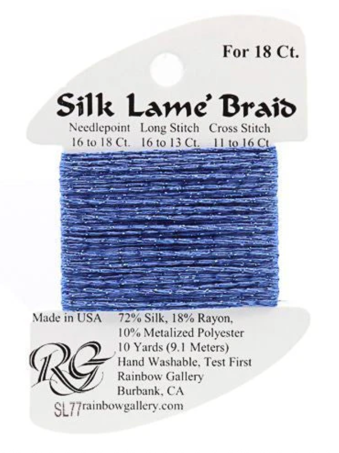 Silk Lame´ Braid 18 | SL077 Royal Blue