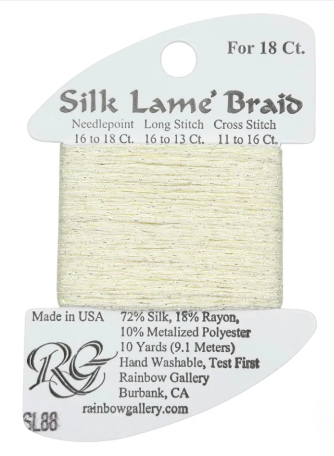 Silk Lame´ Braid 18 | SL088 Lemon Lite