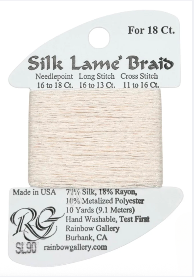 Silk Lame´ Braid 18 | SL090 Barely Pink