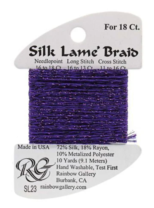 Silk Lame´ Braid 18 | SL023 Dark Lavender