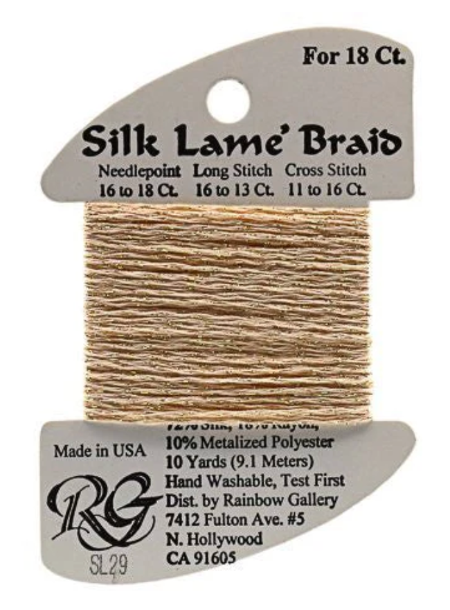 Silk Lame´ Braid 18 | SL029 Chiffon