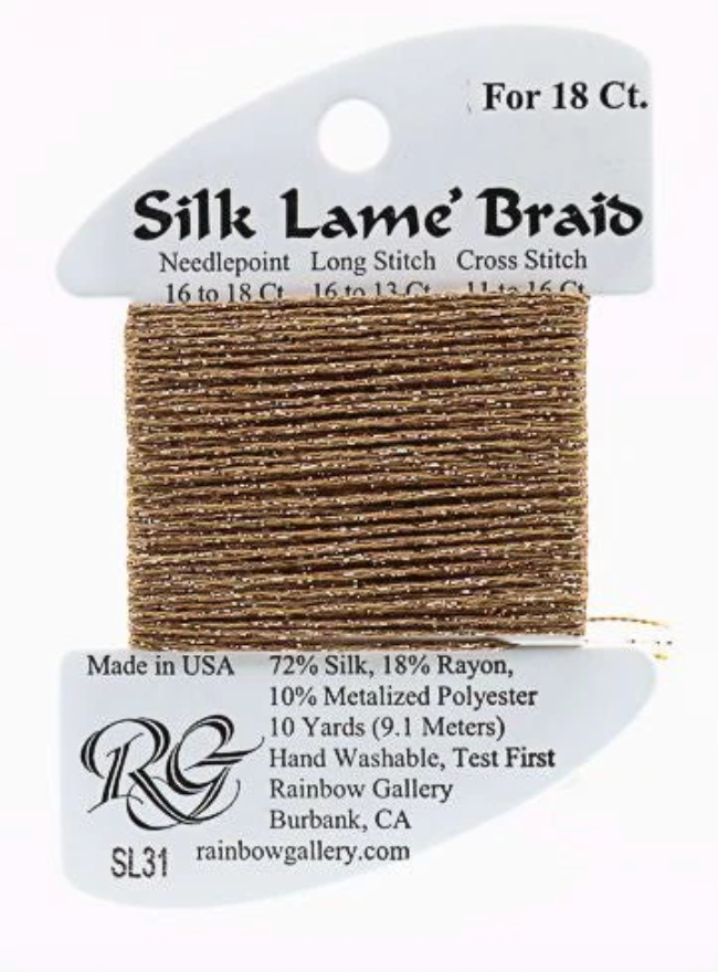 Silk Lame´ Braid 18 | SL031 Copper
