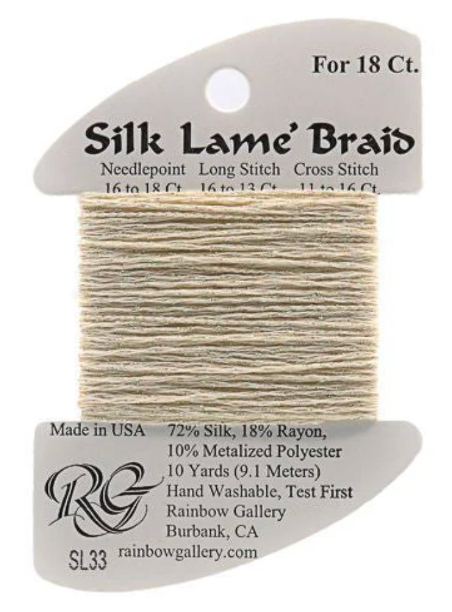 Silk Lame´ Braid 18 | SL034 Lemon