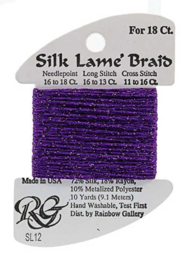 Silk Lame´ Braid 18 | SL012 Purple