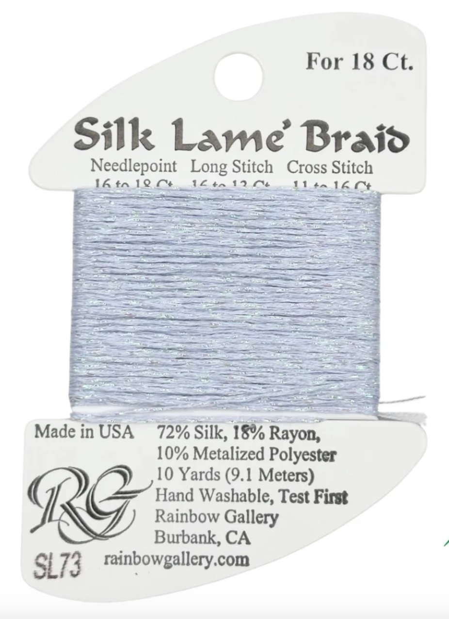 Silk Lame´ Braid 18 | SL073 Lavender Blue