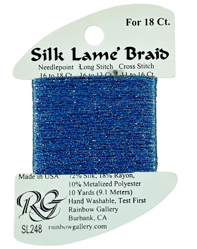 Silk Lame´ Braid 18 | SL248 Blue Promise