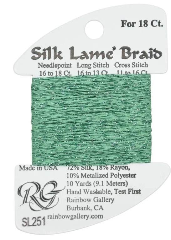 Silk Lame´ Braid 18 | SL251 Peppermint Patti