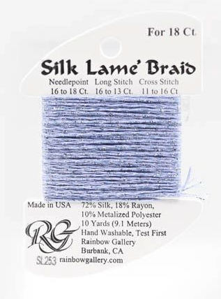 Silk Lame´ Braid 18 | SL253 Antique Periwinkle