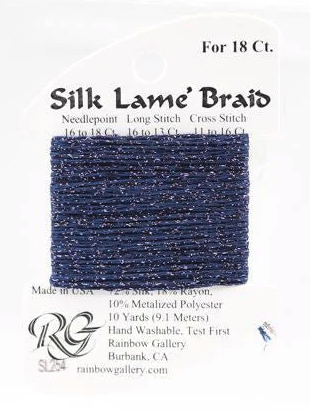 Silk Lame´ Braid 18 | SL254 Deep Periwinkle