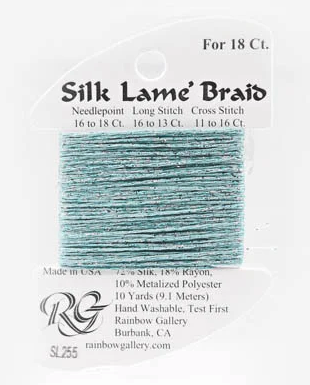 Silk Lame´ Braid 18 | SL255 Seaglass