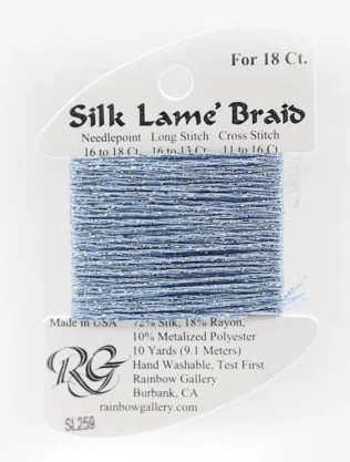 Silk Lame´ Braid 18 | SL259 Blue Topaz