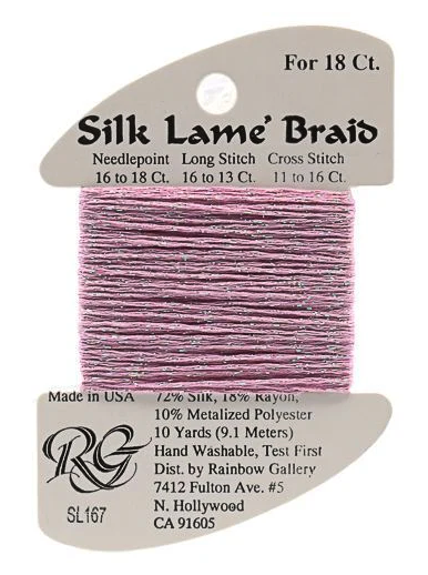 Silk Lame´ Braid 18 | SL167 Pink Lady