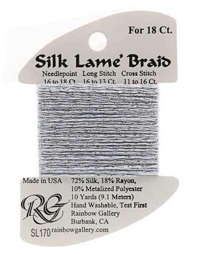 Silk Lame´ Braid 18 | SL170 Blue Fog