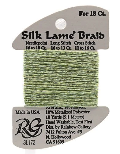 Silk Lame´ Braid 18 | SL172 Lime Cream