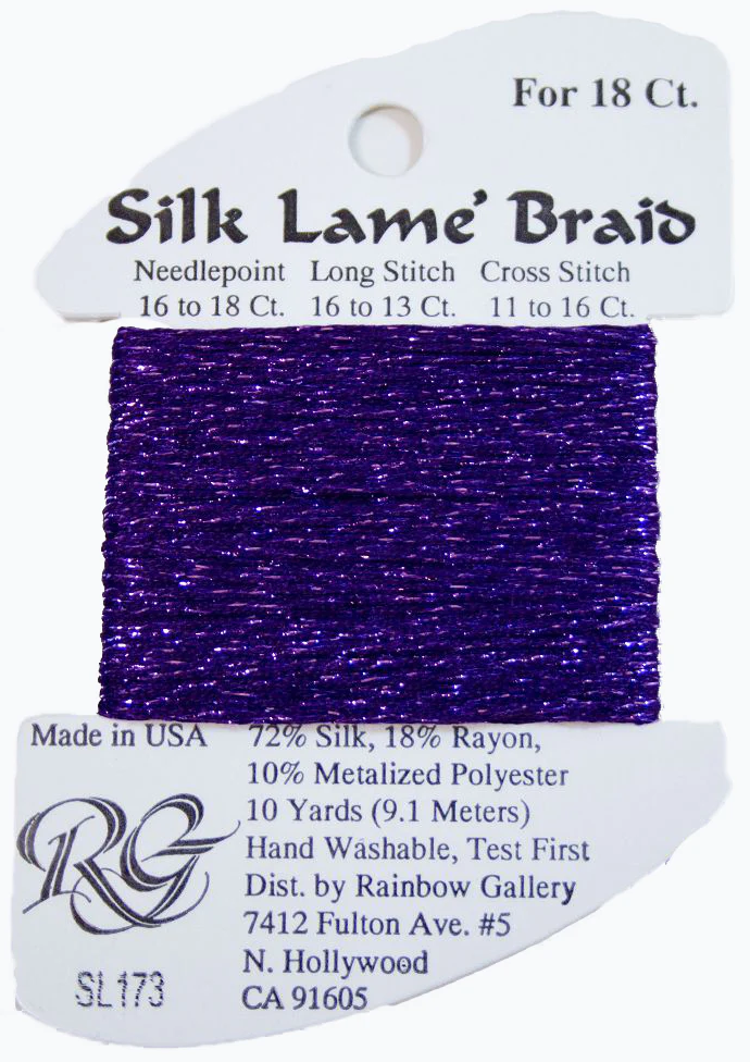 Silk Lame´ Braid 18 | SL173 Pansy