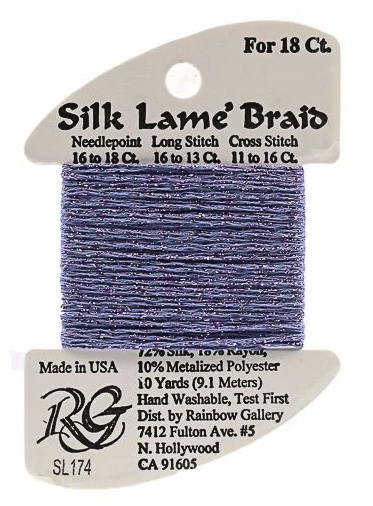Silk Lame´ Braid 18 | SL174 Periwinkle