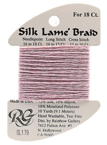 Silk Lame´ Braid 18 | SL179 Cotton Candy