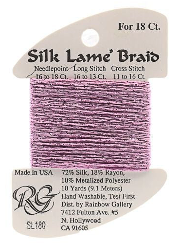 Silk Lame´ Braid 18 | SL180 Lilac Chiffon