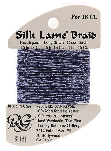 Silk Lame´ Braid 18 | SL181 Hydrangea
