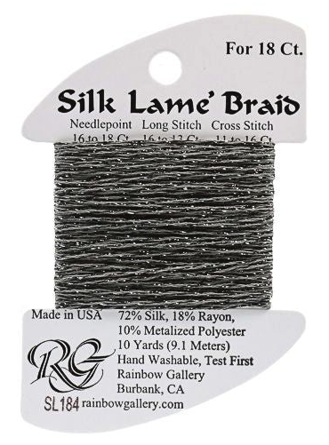 Silk Lame´ Braid 18 | SL184 Pavement