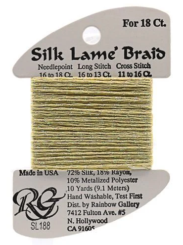 Silk Lame´ Braid 18 | SL188 Vanilla