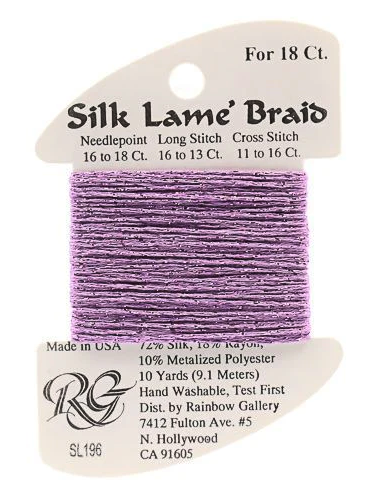 Silk Lame´ Braid 18 | SL196 Orchid Mist