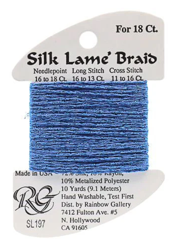 Silk Lame´ Braid 18 | SL197 Star Sapphire