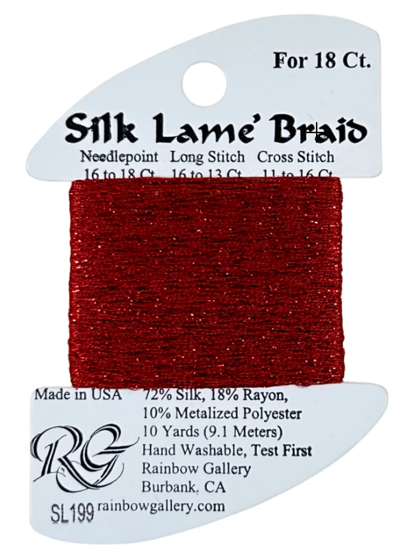Silk Lame´ Braid 18 | SL199 Picante