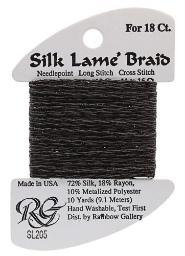 Silk Lame´ Braid 18 | SL205 Gargoyle