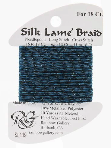 Silk Lame´ Braid 18 | SL119 Sapphire