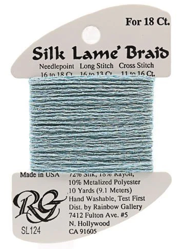 Silk Lame´ Braid 18 | SL124 Blue Glow