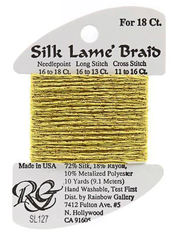 Silk Lame´ Braid 18 | SL127 Gollen Yarrow