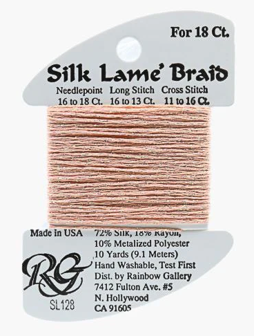 Silk Lame´ Braid 18 | SL128 Crab Bisque