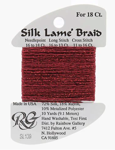 Silk Lame´Braid 18 | SL139 Cardinal