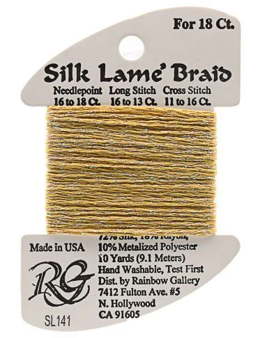 Silk Lame´ Braid 18 | SL141 Pineapple