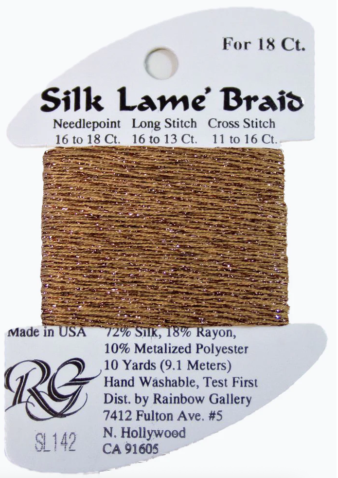 Silk Lame´ Braid 18 | SL142 Toasted Almond