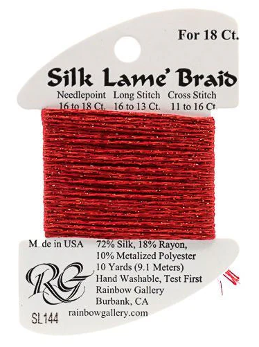 Silk Lame´ Braid 18 | SL144 Christmas