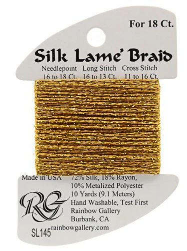 Silk Lame´ Braid 18 | SL145 Fool's Gold
