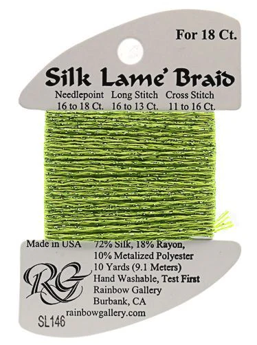 Silk Lame´ Braid 18 | SL146 Apple