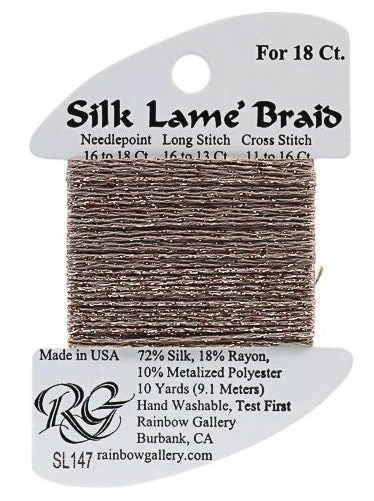 Silk Lame´ Braid 18 | SL147 Taupe