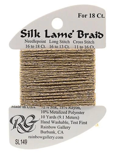 Silk Lame´ Braid 18 | SL149 Desert Sand
