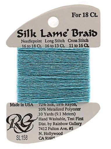 Silk Lame´ Braid 18 | SL158 Capri
